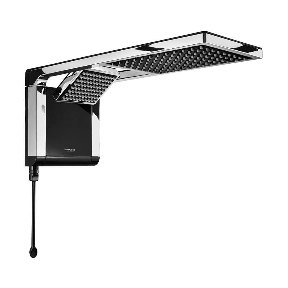 Chuveiro Híbrido Acqua Duo Flex Ultra Lorenzetti - Preto E Cromado Voltagem:127v 127v