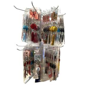 Display Completo c/ 100 Chaveiros p/ Balcao 60 cm Branco