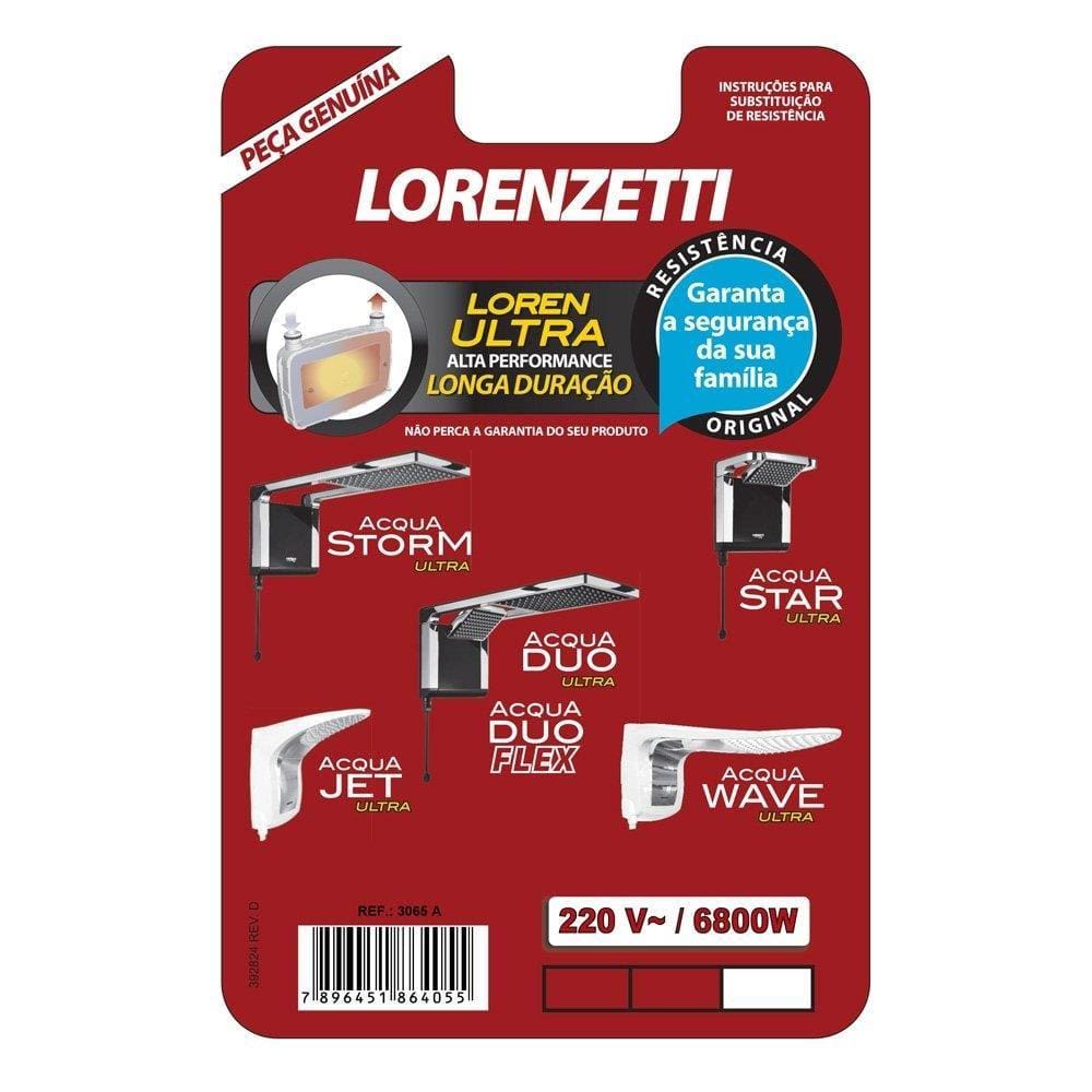 Resistencia Chuveiro Lorenzetti Acqua Ultra 220X6800w Efacil