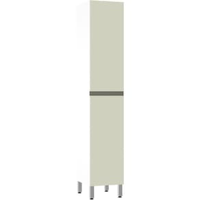 Paneleiro Perola 40 Cm Raso Luciane Branco Polar Com Kashmir