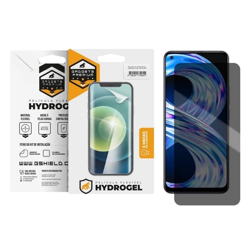 Película Privacidade Hydrogel Para Realme 8 - Gshield