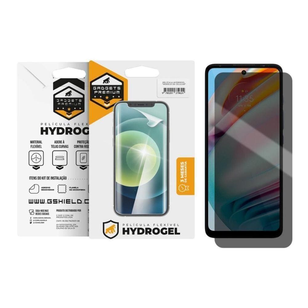 Película Privacidade Hydrogel Para Motorola Moto G60 - Gshield