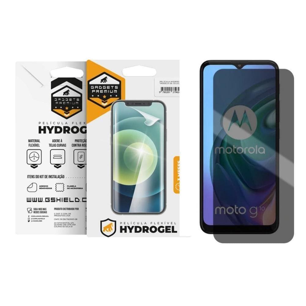 Película Privacidade Hydrogel Para Motorola Moto G10 / G20 / G30 - Gshield