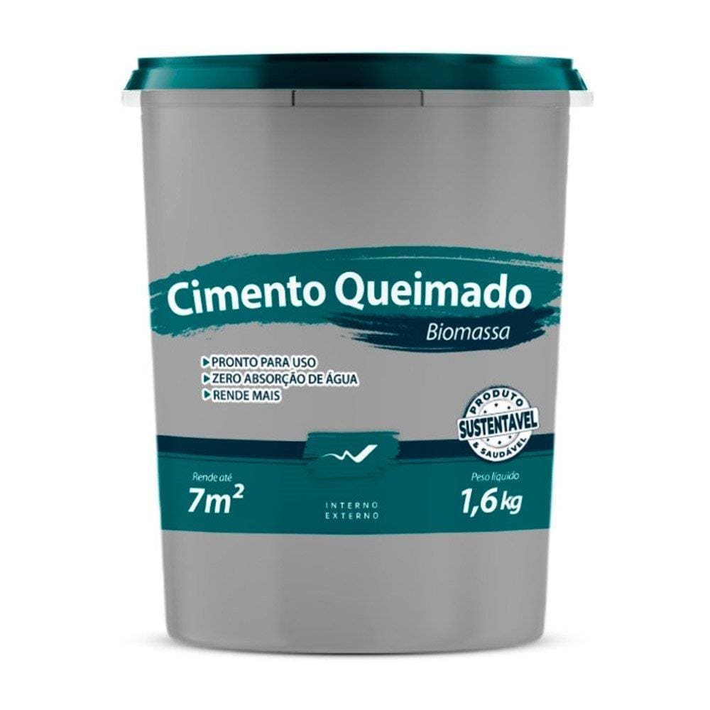 Cimento Queimado Biomassa Quartzo 1,6Kg