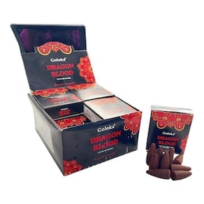 Incenso Cascata Goloka Dragon Blood 120 Unidades