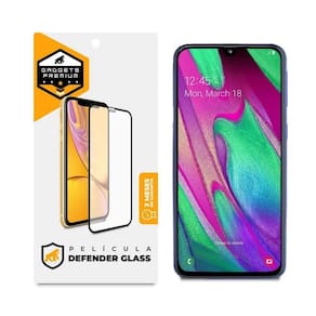 Película Defender Glass Para Samsung Galaxy A40 - Preta - Gshield