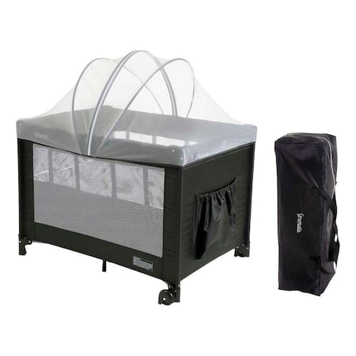imagem-Berço Serenata Black Até 15kg Burigotto - Preto 
