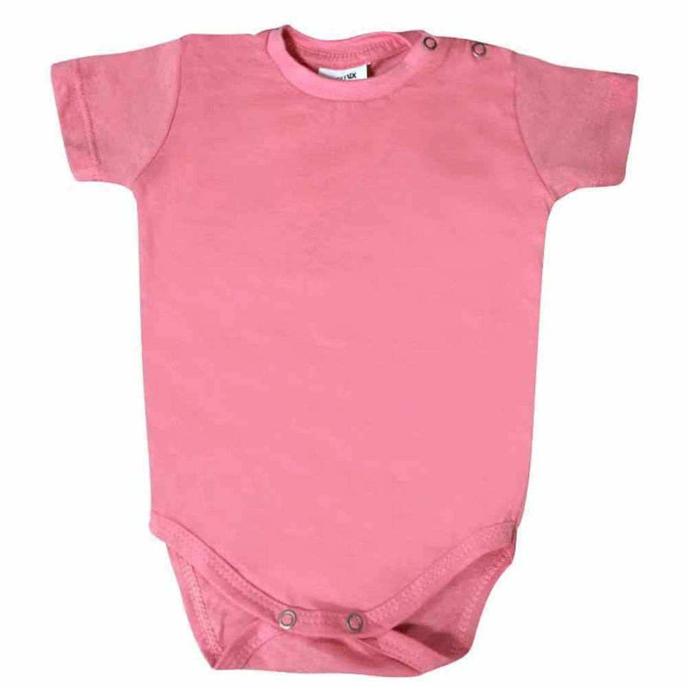 Body Manga Curta Mini Mix Rosa GBaby - M