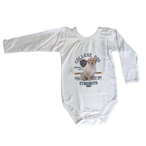 Body Manga Longa Mini Mix College Dog Gbaby - M