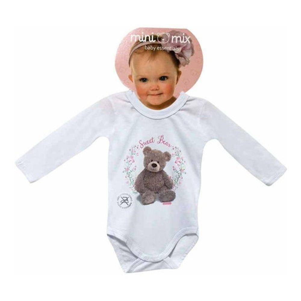 Body Manga Longa Mini Mix Ursa Gbaby - G
