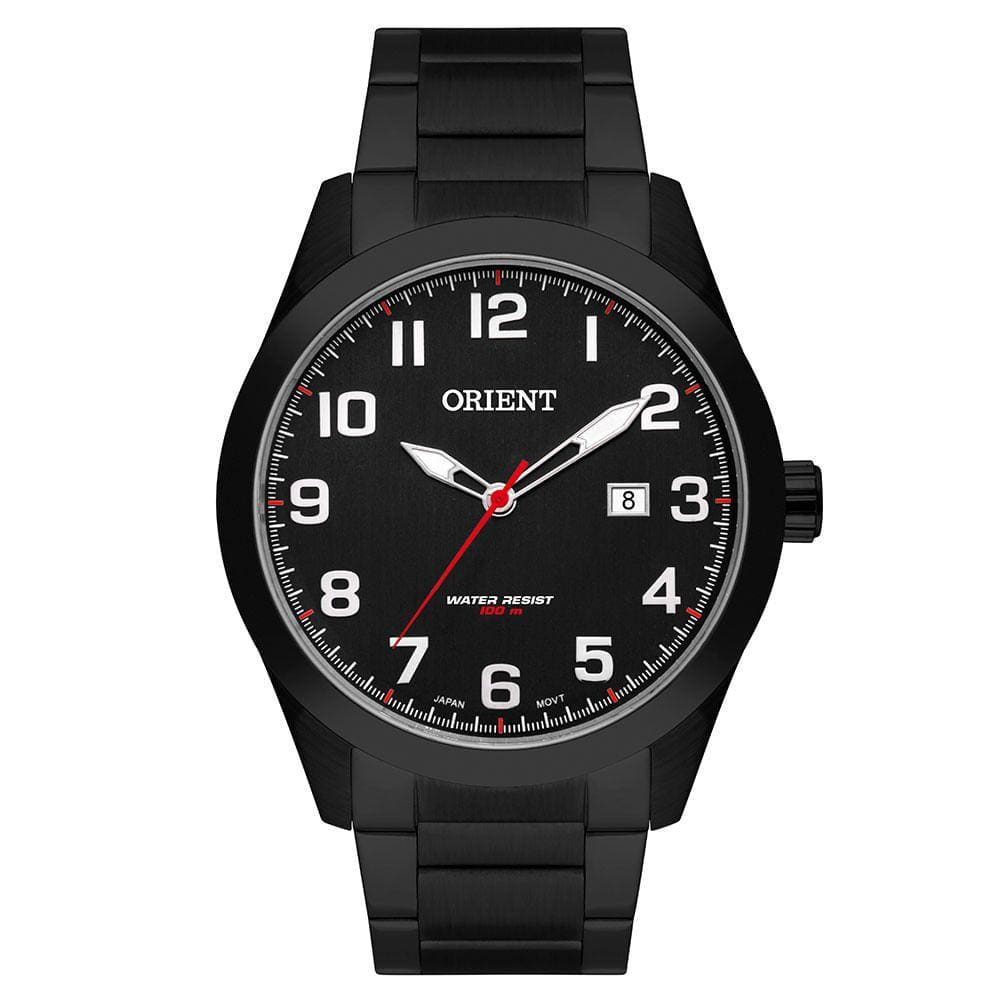 Relógio ORIENT masculino preto analógico MPSS1019 P2PX