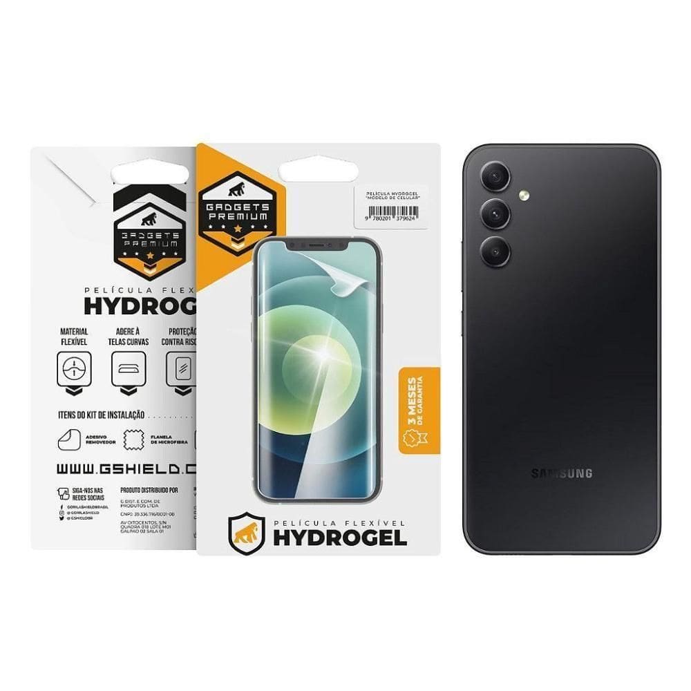 Película Para Galaxy A34 5G - Traseira Hydrogel Hd - Gshield
