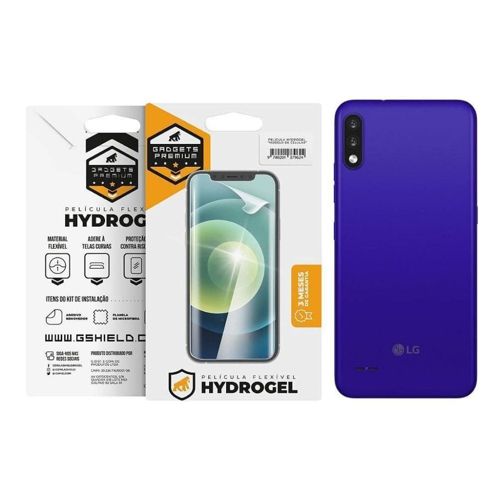 Película Para Lg K22 - Traseira Hydrogel Hd- Gshield