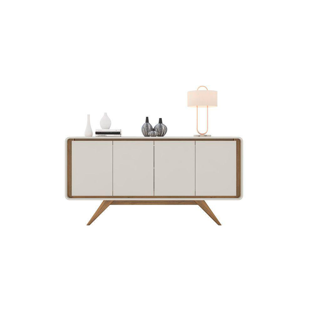 Buffet Channel Nature/Off White - Fabri Móveis