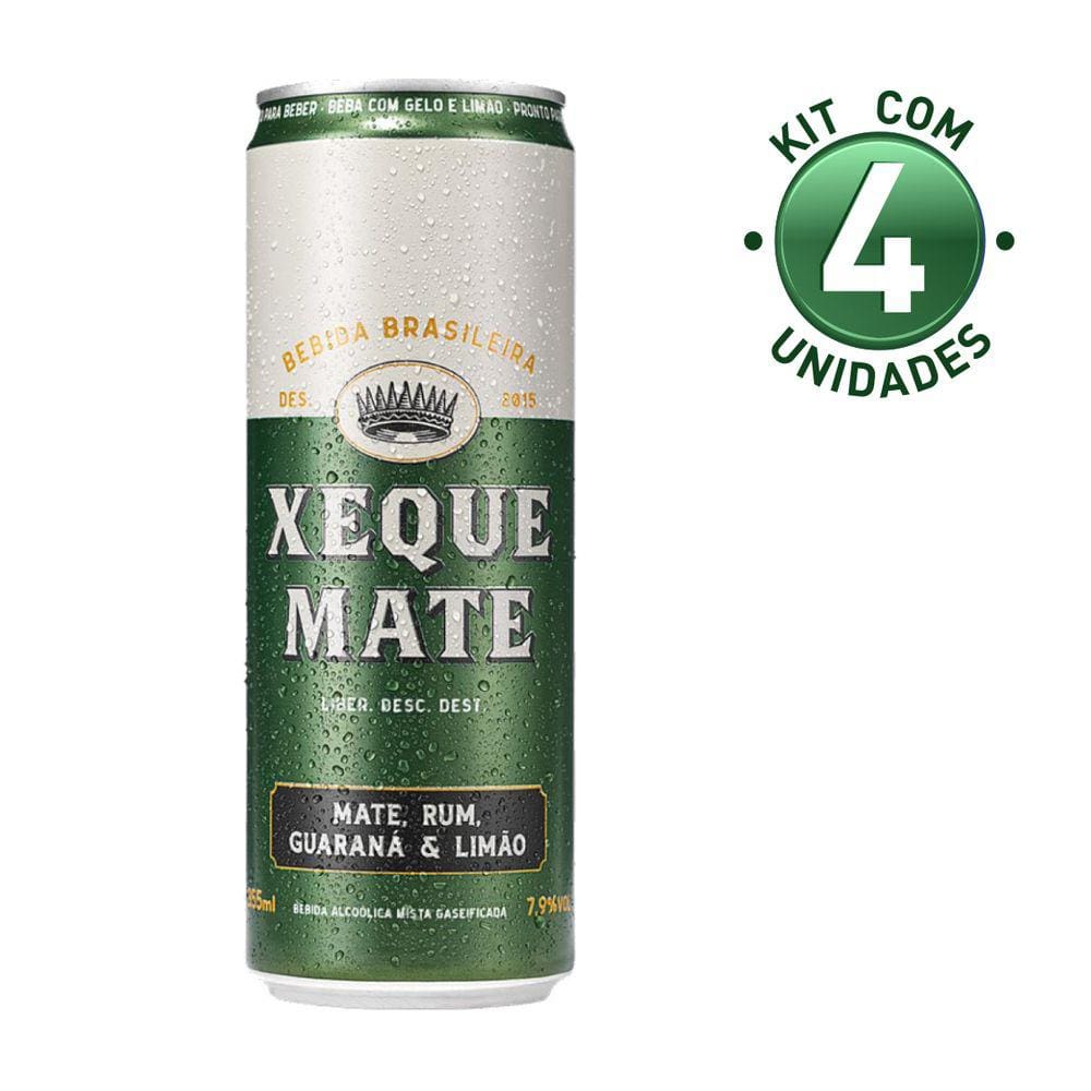 XEQUE MATE-Yerba mate/rum/guarana/lemon drink-310mL-MATE E RUM - XEQUE  M-Brazil