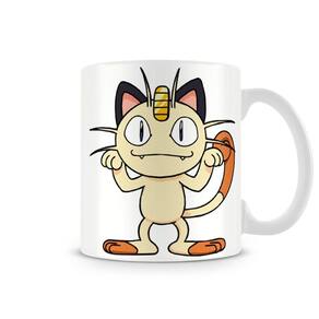 Pelúcia 25cm Pokémon Meowth Desenho Anime Japonês