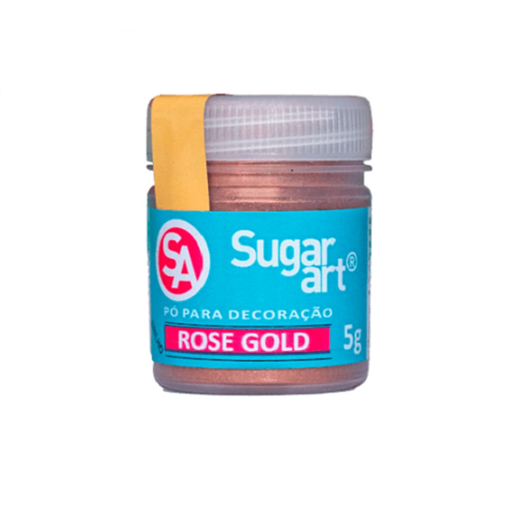 Po Para Decoracao Rose Gold 5g Sugar Art