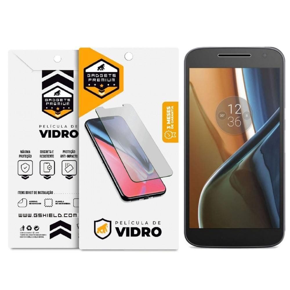 Pelicula De Vidro Dupla Para Motorola Moto G4 Play - Gshield