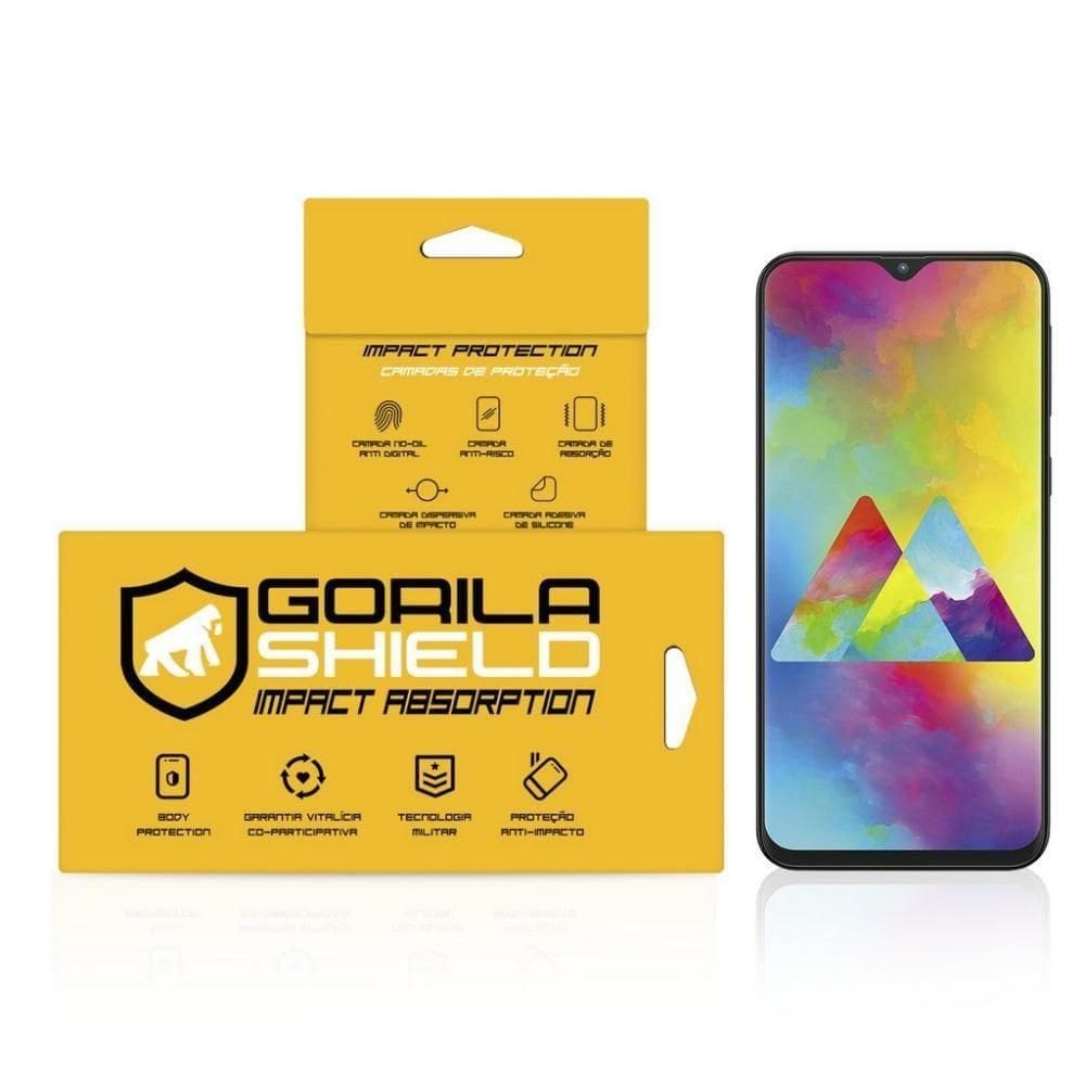 Película De Vidro Dupla Para Samsung Galaxy M20 - Gorila Shield