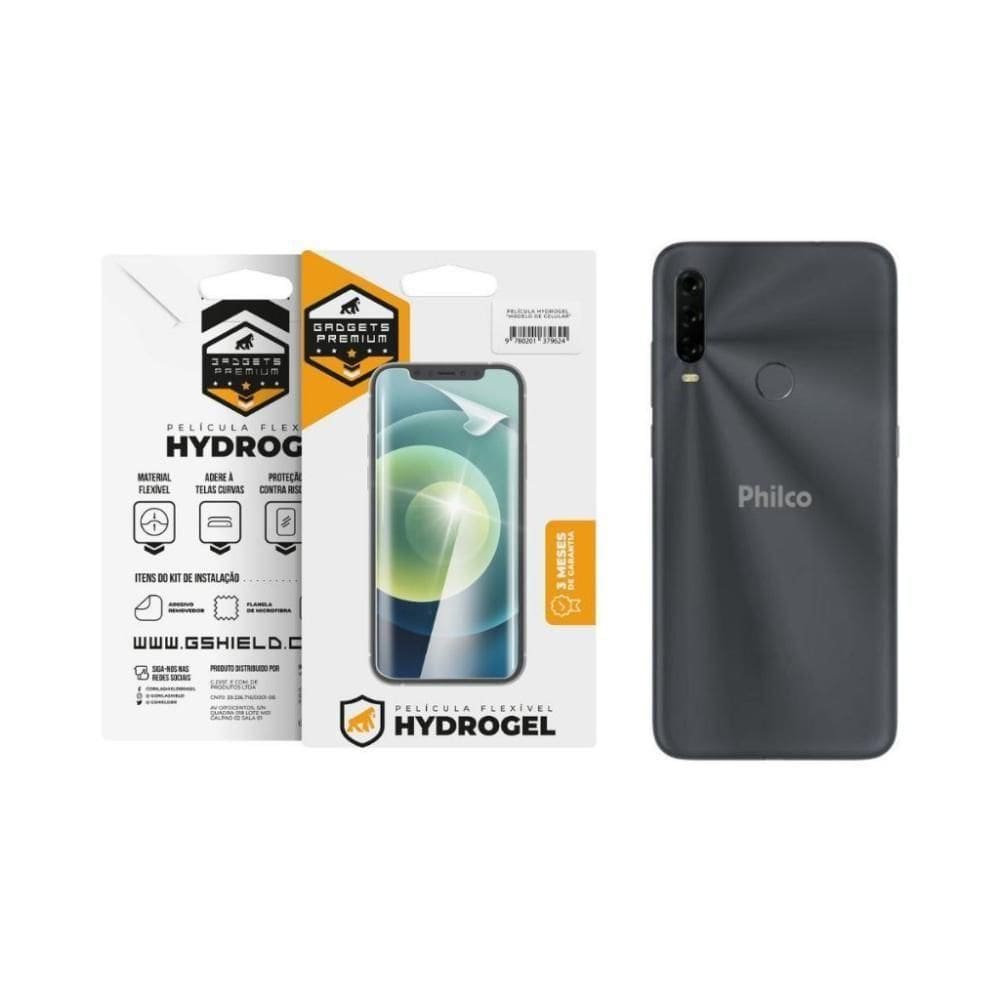 Película Para Philco Hit P10 - Traseira Hydrogel Hd- Gshield