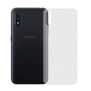 Película Traseira De Fibra De Carbono Para Samsung Galaxy A01 - Gshield