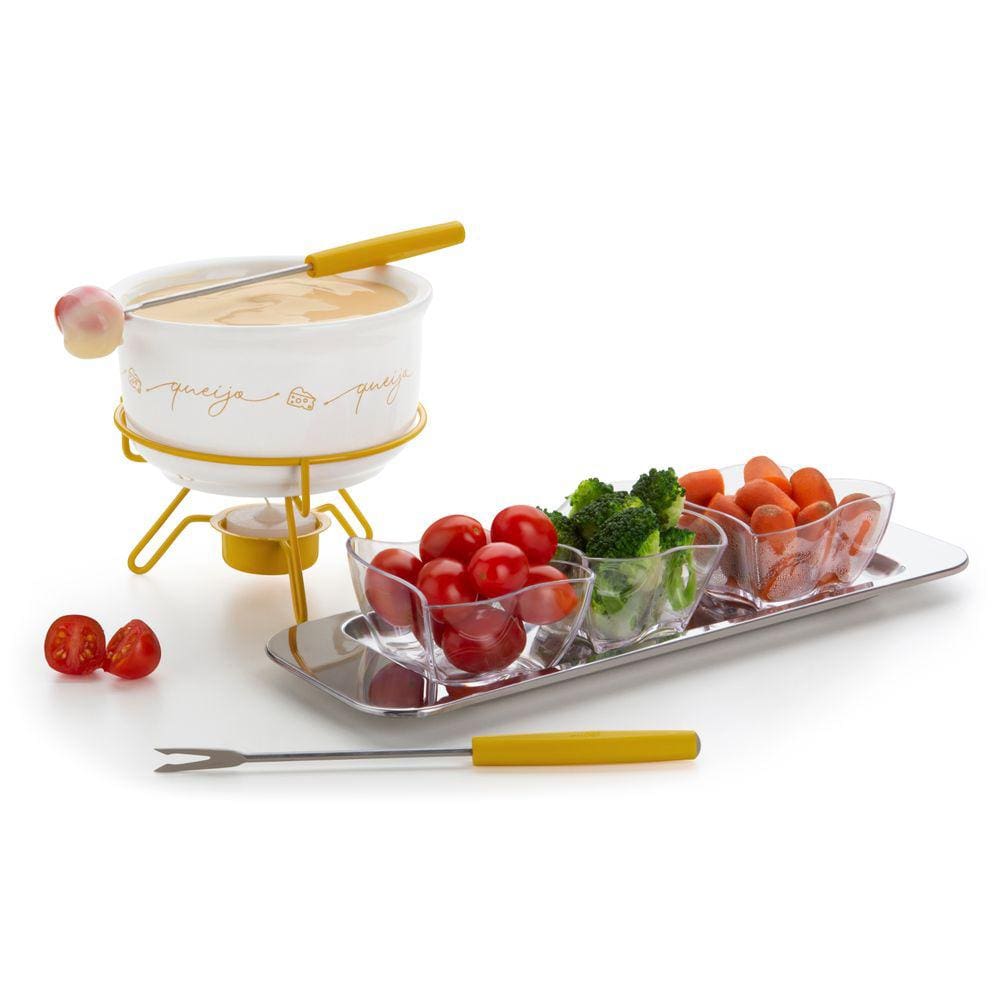 Aparelho para Fondue de Queijo e Chocolate Porcelana Forma
