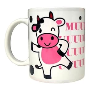 Caneca De Cerâmica Personalizada Vaquinha Muuu