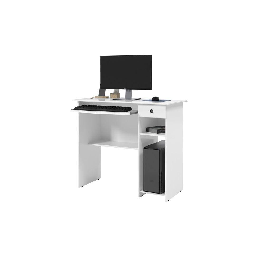Mesa De Computador Viena Branco - EJ Móveis