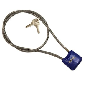 Caeado Com Cabo De Aço De 30/780Mm Latão Azul Urban Papaiz