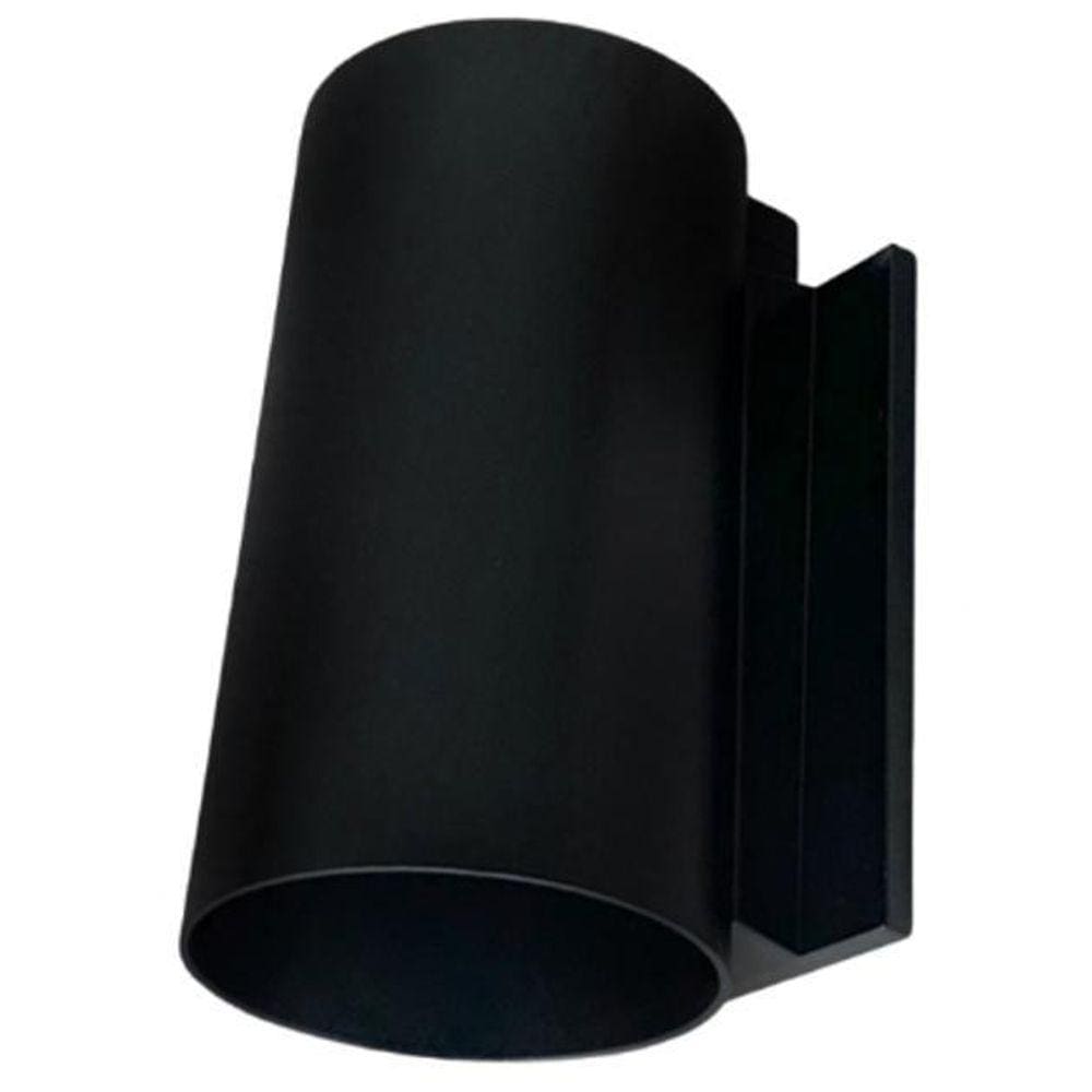 Arandela Atenas Externa Facho Simples Preta