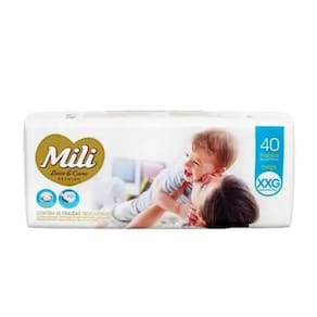 Fralda Infantil Mili Love & Care Premium Xxg C/40