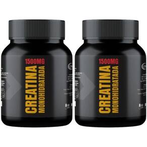 2x Creatina Monohidratada 1500mg 120 Cápsulas Itaervas