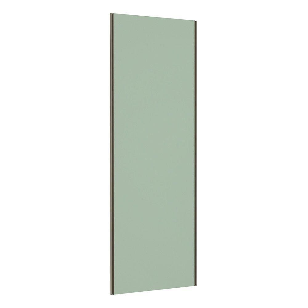Porta de Correr Closet 80cm com Puxador Perfil Inox sem Kit Ferragem Prime Luciane Móveis