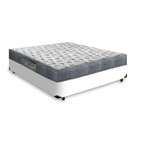 imagem-Cama Box Casal + Colchão D33 Ortobom Iso 100 138cm - Branco