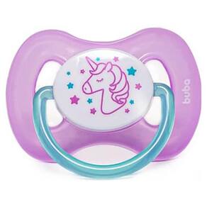 Chupeta - Silicone Ultra Soft - 6m - Comfort - Unicórnio Rosa - Buba