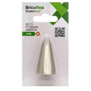 Bico De Confeitar Bricoflex Inox 304 Médio Pitanga Aberta 1m