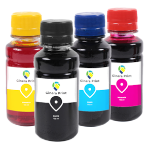 Kit 4 Tintas Compatível Impressora G3110 100ml Ginera Print