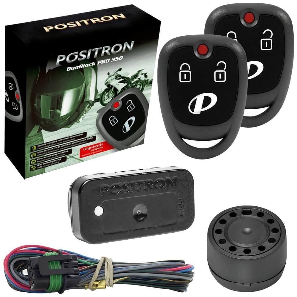 Alarme Moto Pósitron G8 Pro 350 Duoblock Universal Sensor Presença