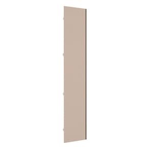 Porta para Closet Individual 50cm com Puxador Perfil Champagne Luciane Móveis
