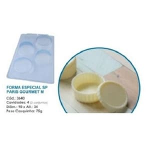 Forma 3 Partes Para Chocolate Paris Gourmet Média Bwb 3640