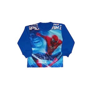 Camiseta infantil manga longa spider-man