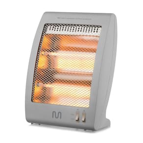 Aquecedor Elétrico Halógeno 3 em 1 Portátil 2 Resistências 800W 127V Multi - ED016