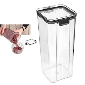 Pote Hermetico Conserva 1300ml Tampa Veda Acrilico Transparente Organizaçao