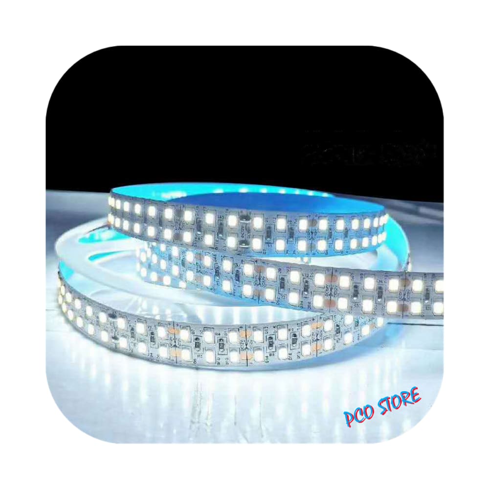 Fita De Led Dupla Alto Brilho 3528 3000/4000/6000k 5m 32w 240led/m 24v Ip20