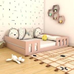 Cama Casal Montessoriana Play Rosa