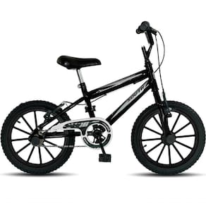 Bicicleta Aro 16 Infantil South Ferinha Para Meninos - Preto Preto