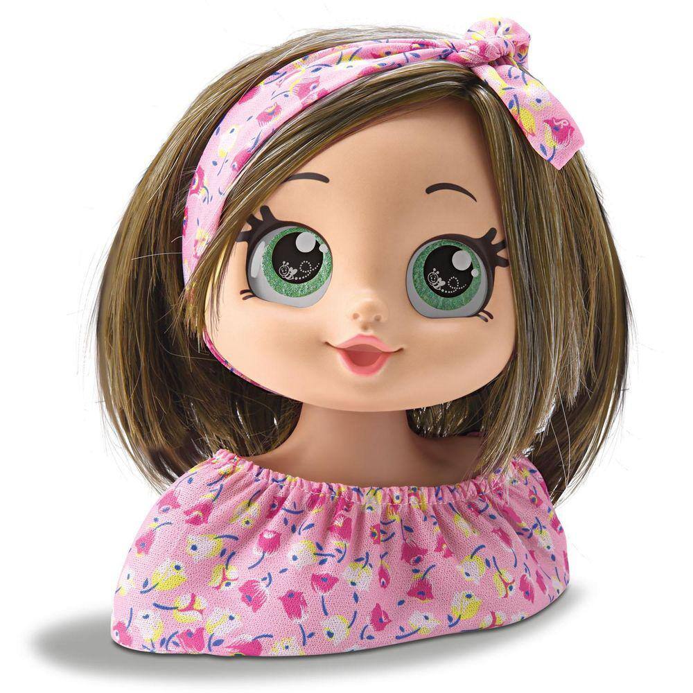 Boneca de Pentear e Maquiar - Busto - Nancy Hair - Super Toys