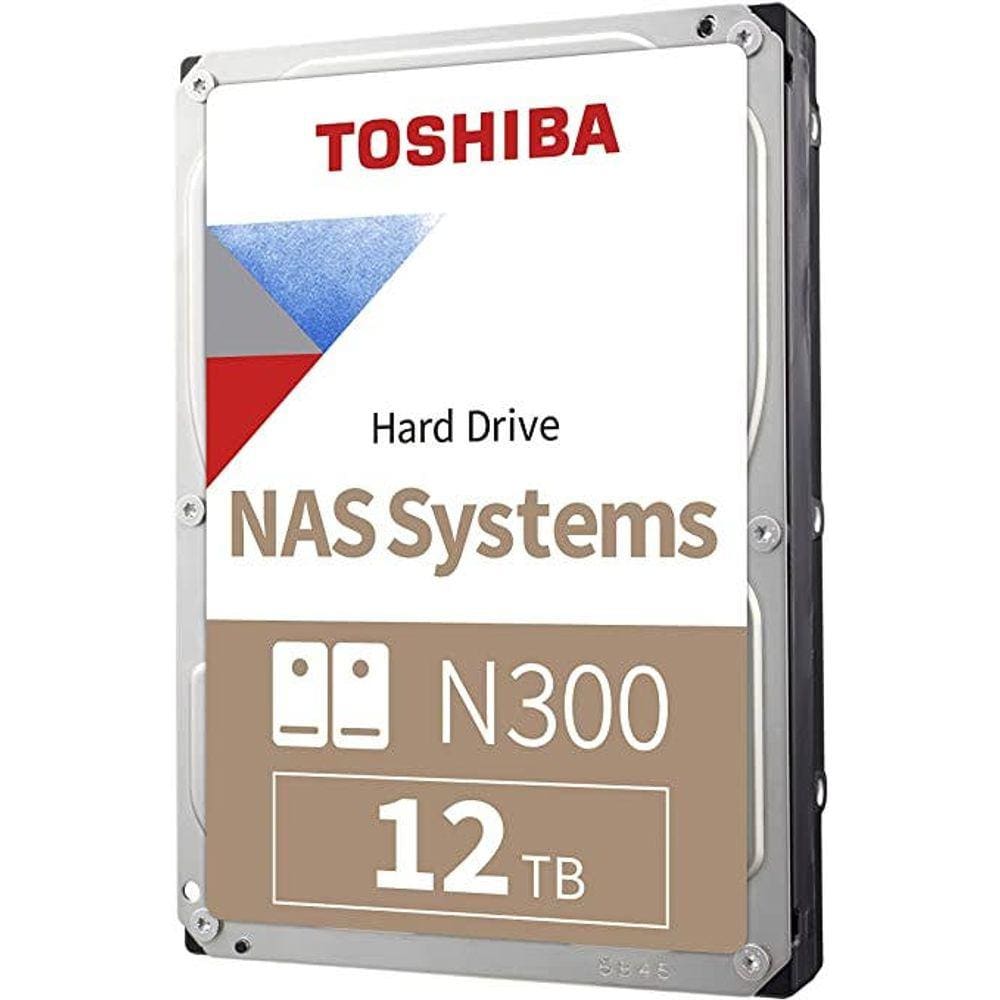 HD Interno Toshiba 12TB 3,5´ N300 NAS HDWG21CXZSTAI