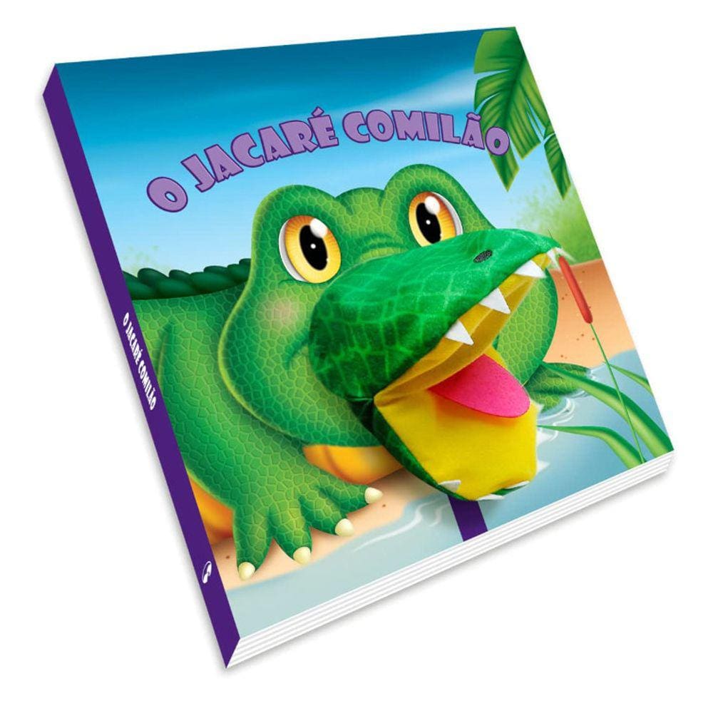 O Jacaré Comilão - Livro Fantoche