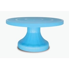 Boleira Plástica Suporte Para Bolos, Tortas E Pudins Solrac Azul